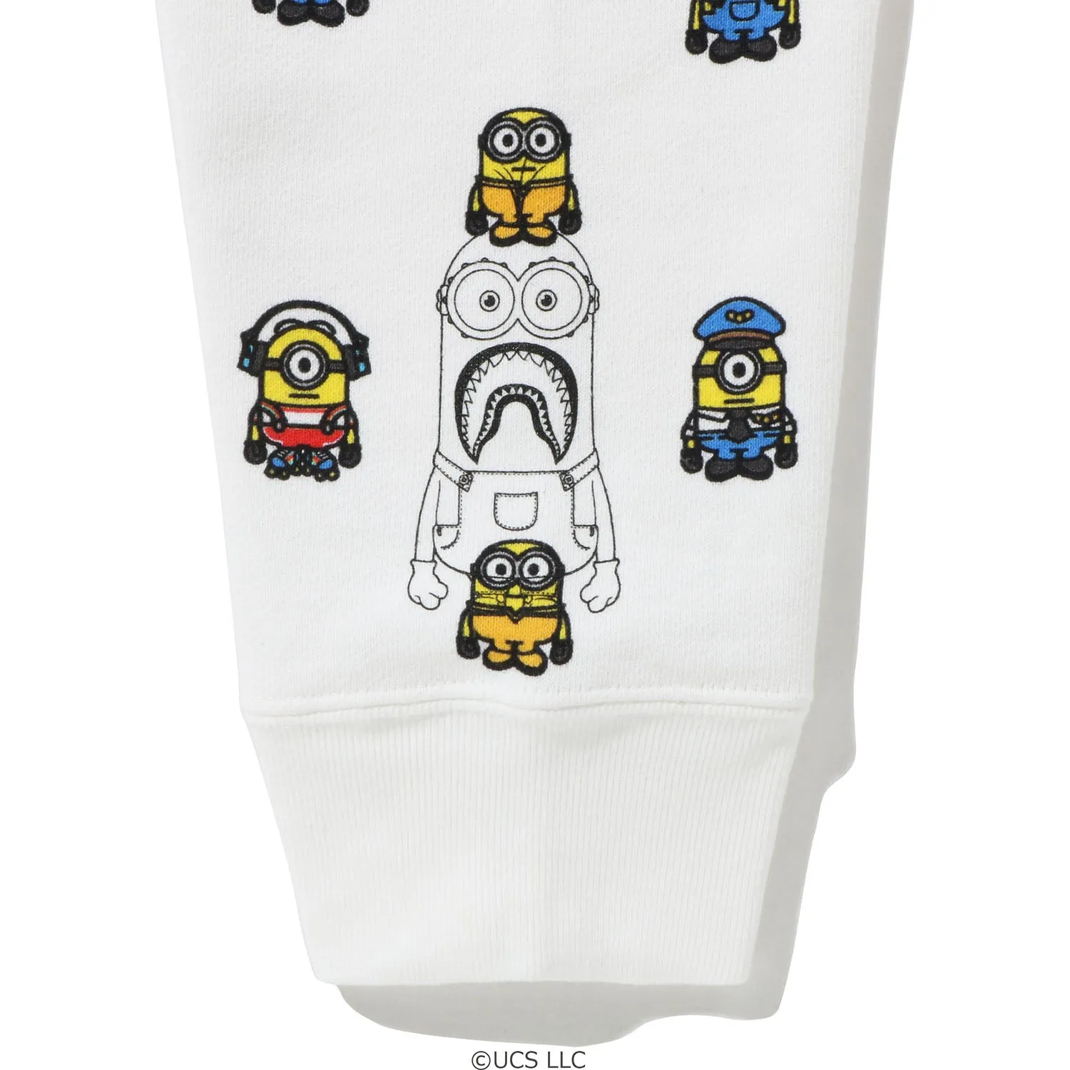 MINIONS SHARK FULL ZIP HOODIE LADIES