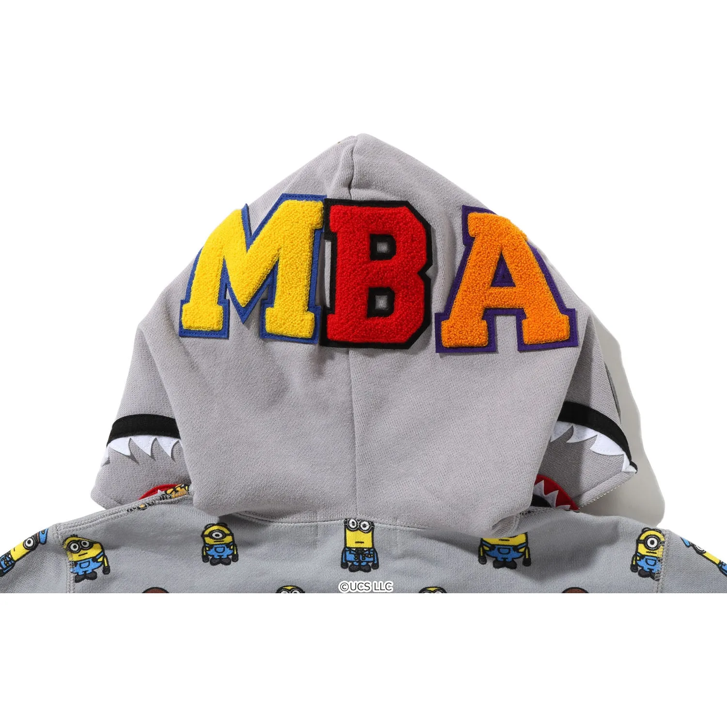 MINIONS SHARK FULL ZIP HOODIE LADIES