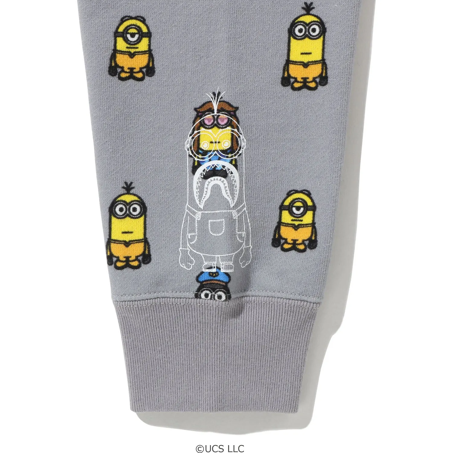 MINIONS SHARK FULL ZIP HOODIE LADIES