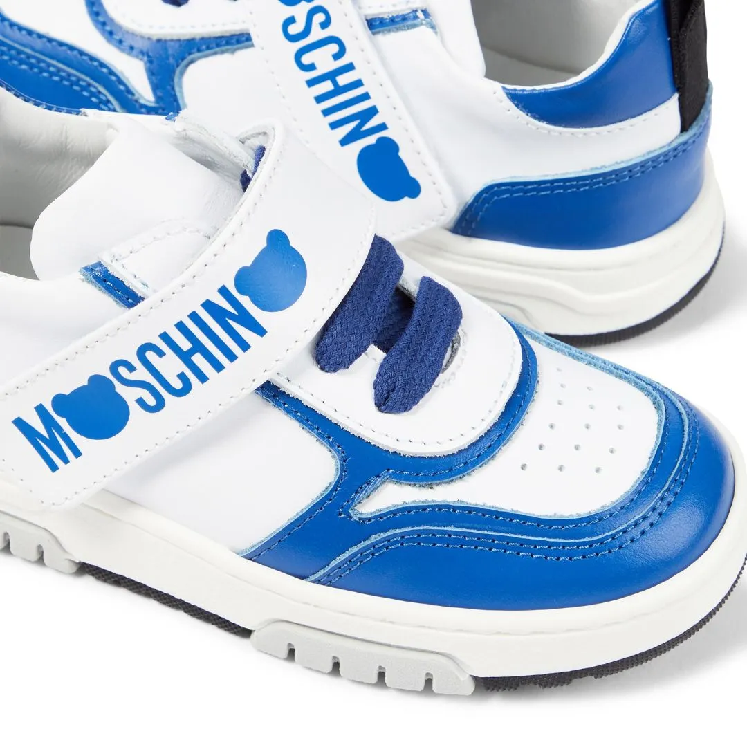 Moschino Sneaker Logo Strap Blue