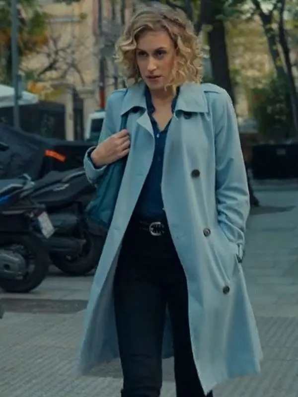 Nerea Valeria S03 Blue Coat - New American Jackets