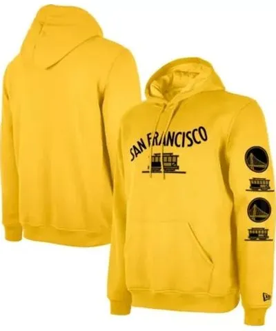 New Era Men's NBA Golden State Warriors Big & Tall 2023/24 City Edition Pullover Hoodie