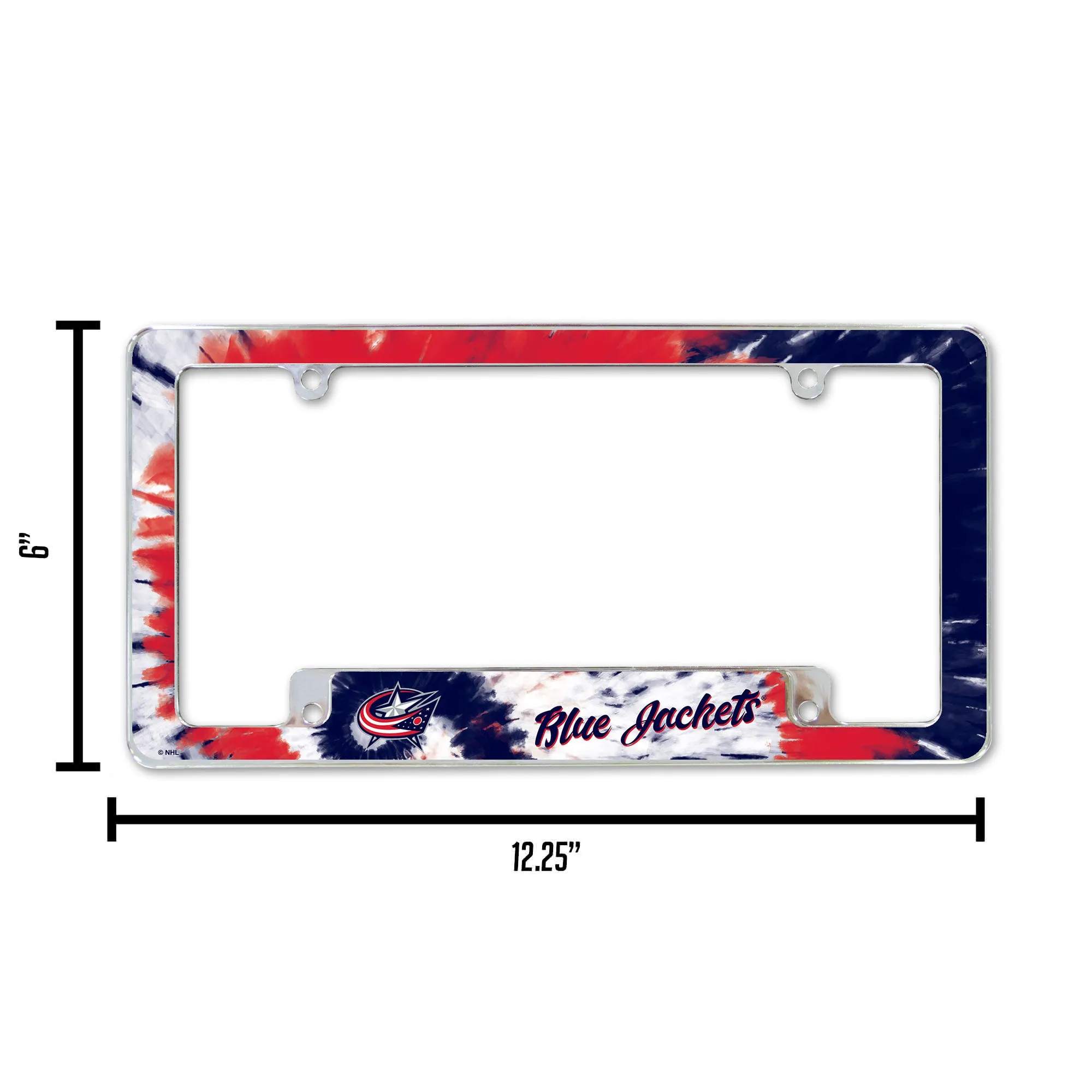 NHL Columbus Blue Jackets All Over Chrome Frame