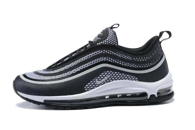 Nike Air Max 97 Ultra 17 Black White Men Shoes Sale Size US 7, 8, 8.5, 9, 10, 11