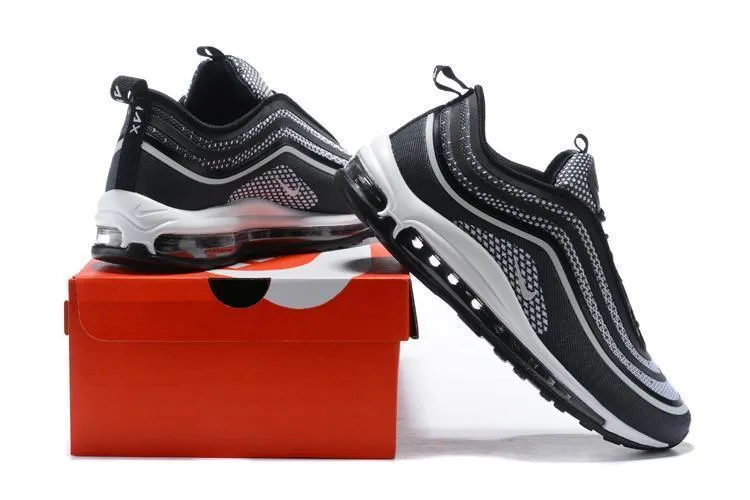 Nike Air Max 97 Ultra 17 Black White Men Shoes Sale Size US 7, 8, 8.5, 9, 10, 11