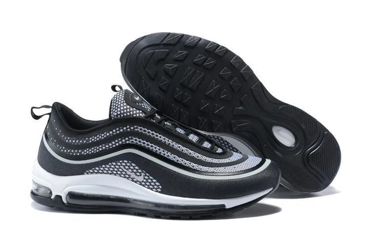 Nike Air Max 97 Ultra 17 Black White Men Shoes Sale Size US 7, 8, 8.5, 9, 10, 11