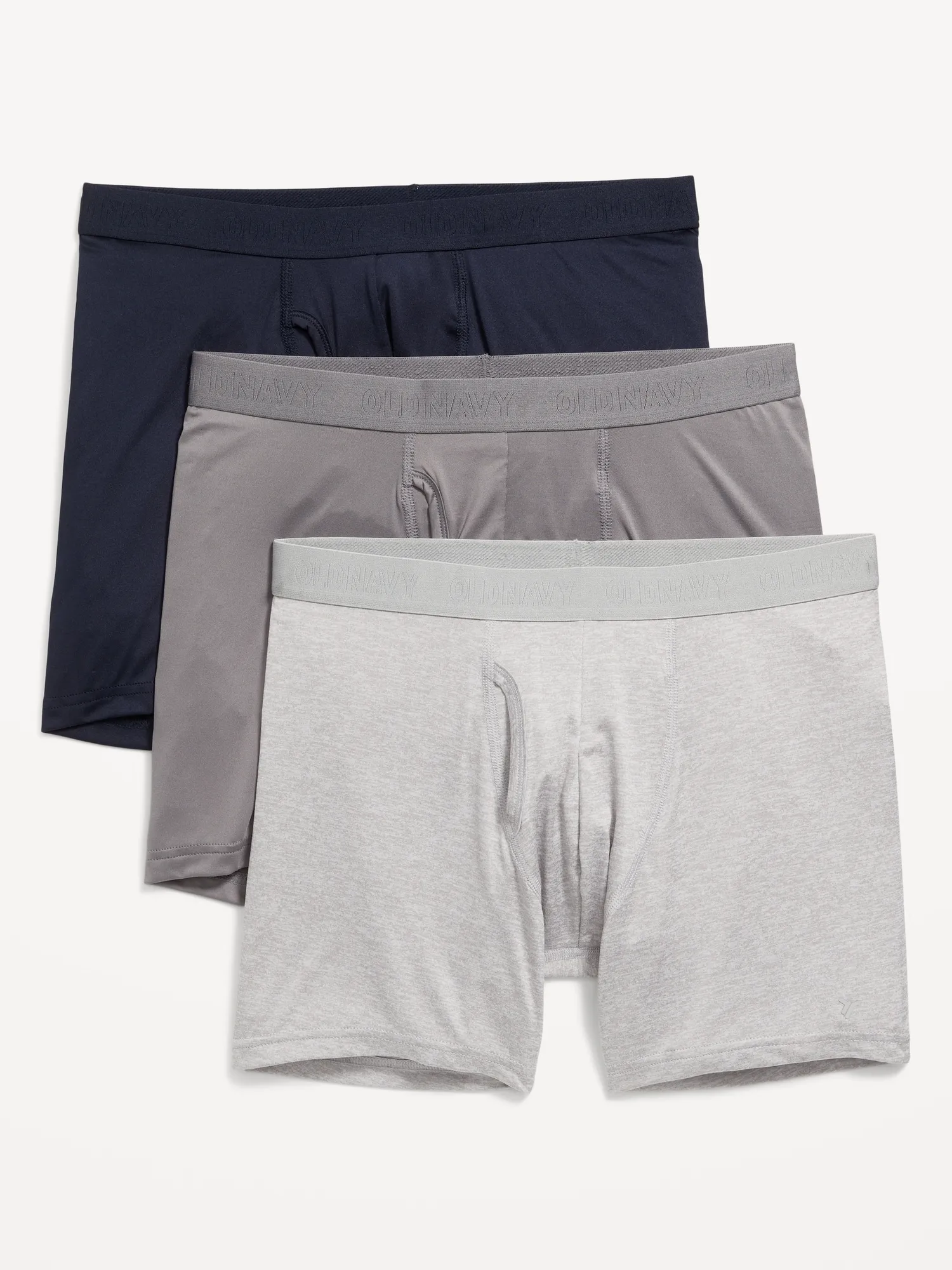 Old Navy Go-Dry Cool Performance Boxer-Brief Underwear 3-Pack -- 5-inch inseam