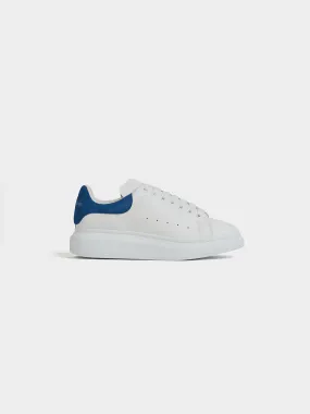 Oversized Sneaker, White / Paris Blue