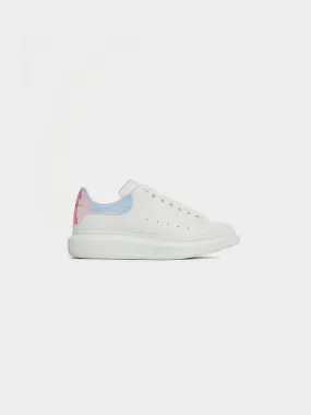 Oversized Sneaker, White / Shock Pink