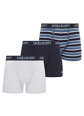 Pack of 3 Ethan Premium Underwear Trunks by Lyle & Scott | Look Again