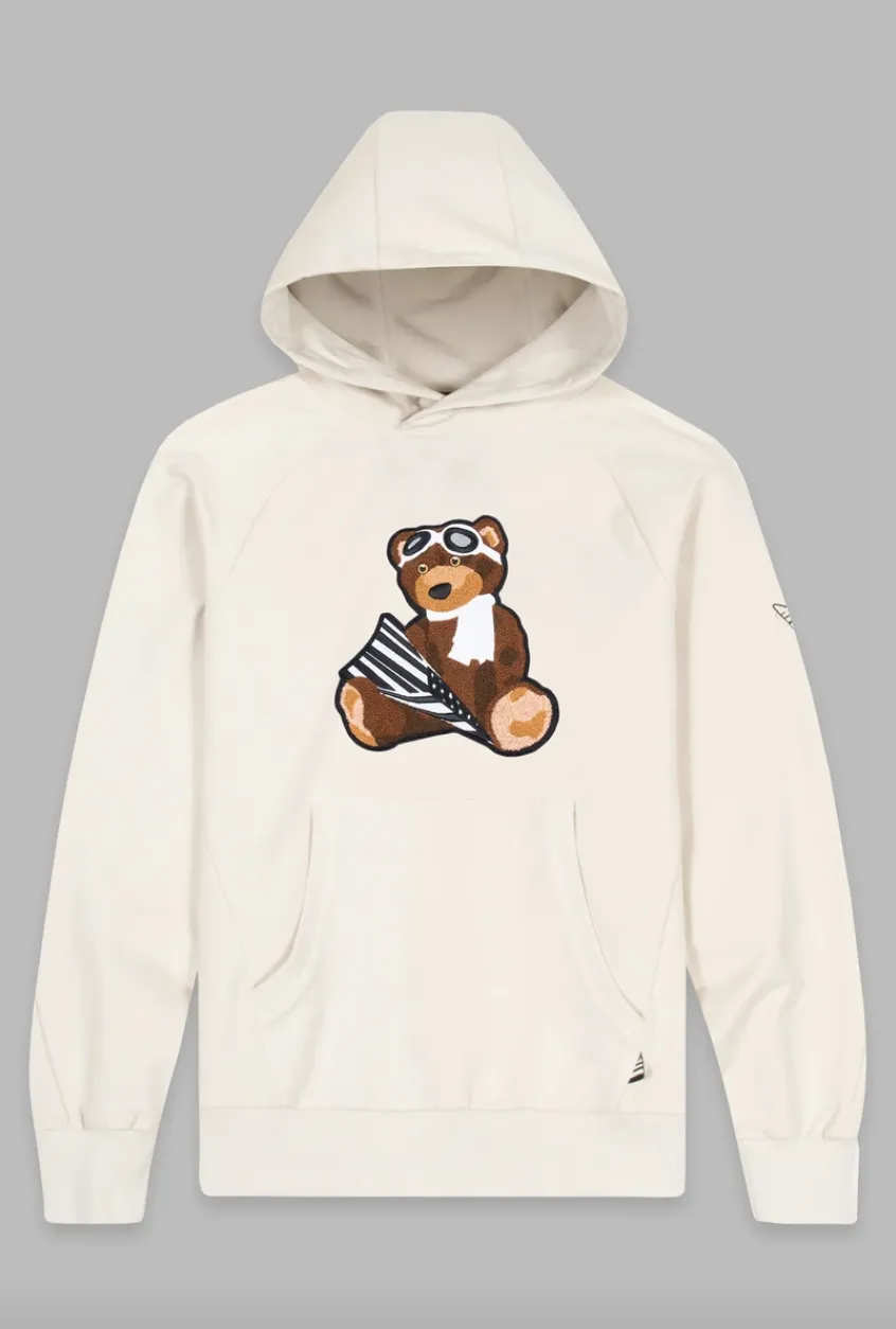 Paper Plane Hoodie- Aviator Bear