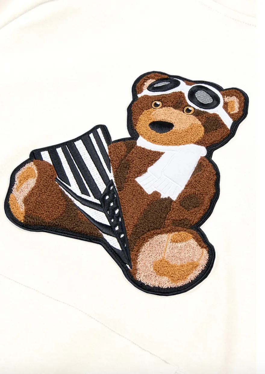 Paper Plane Hoodie- Aviator Bear