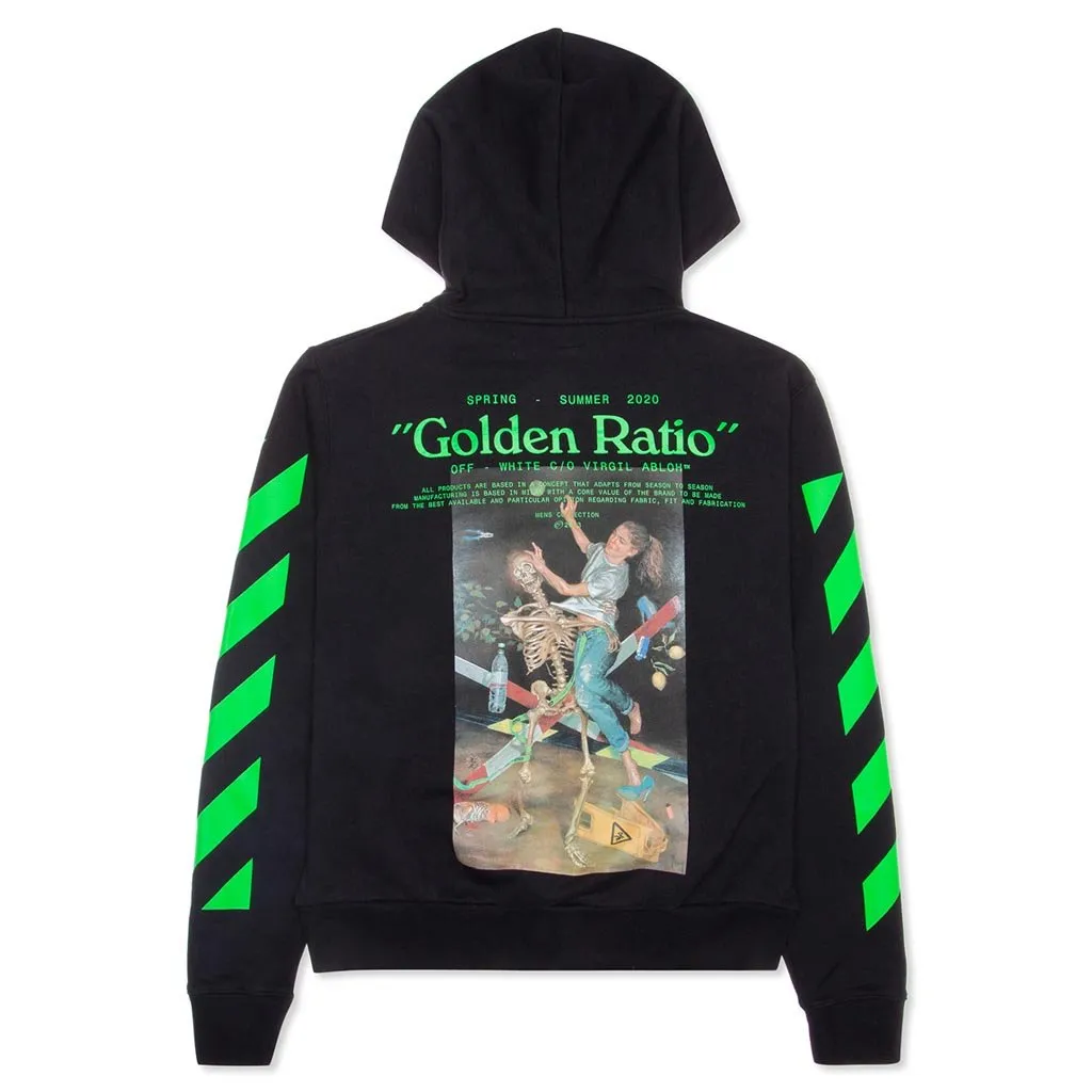 Pascal Painting Over Hoodie - Black/Multi