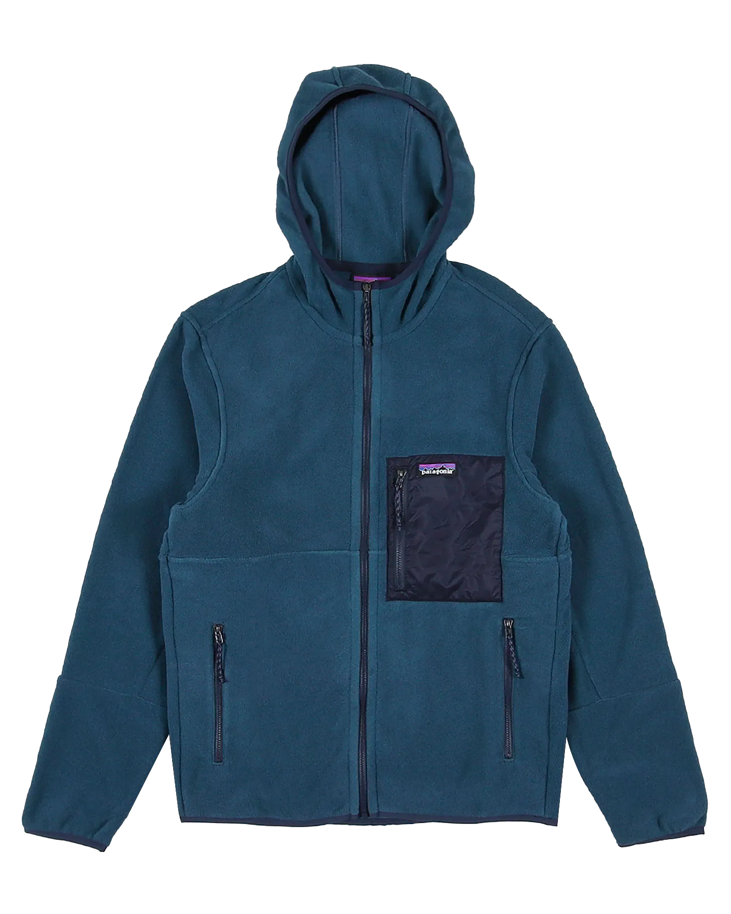 Patagonia Microdini Fleece Hoodie - Tidepool Blue