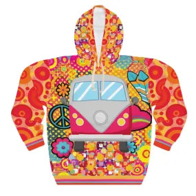 Peace, Love & Wanderlust Unisex Pullover Hoodie