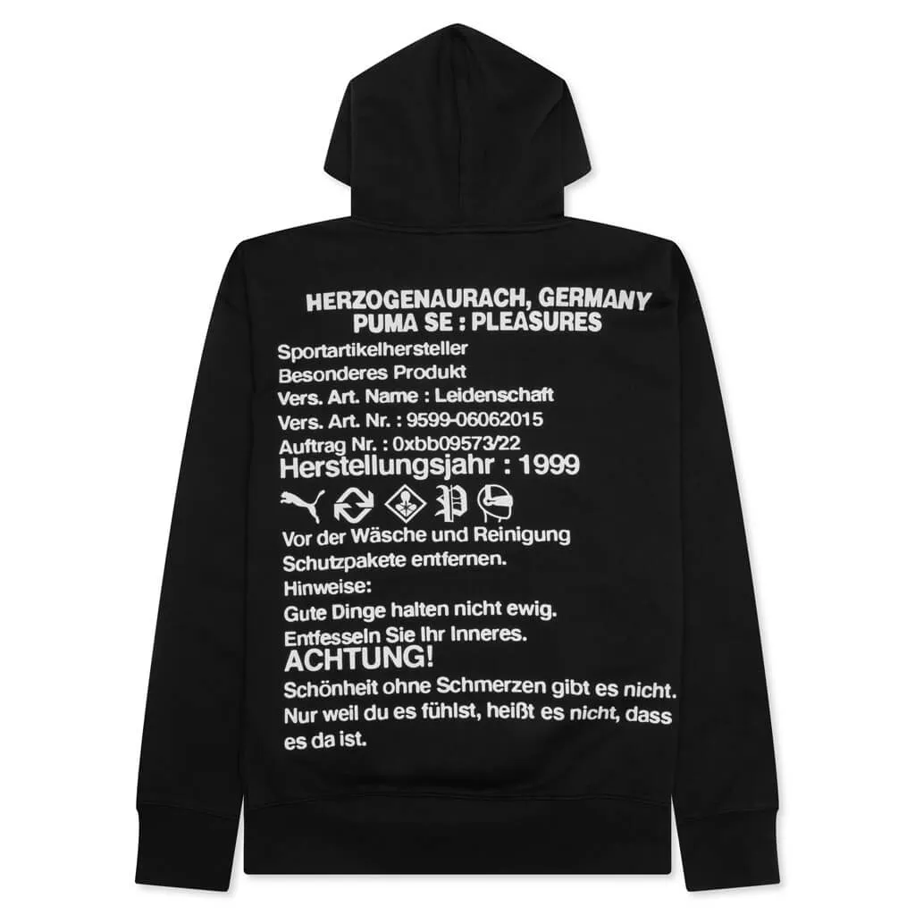 Puma x Pleasures Graphic Hoodie - Black