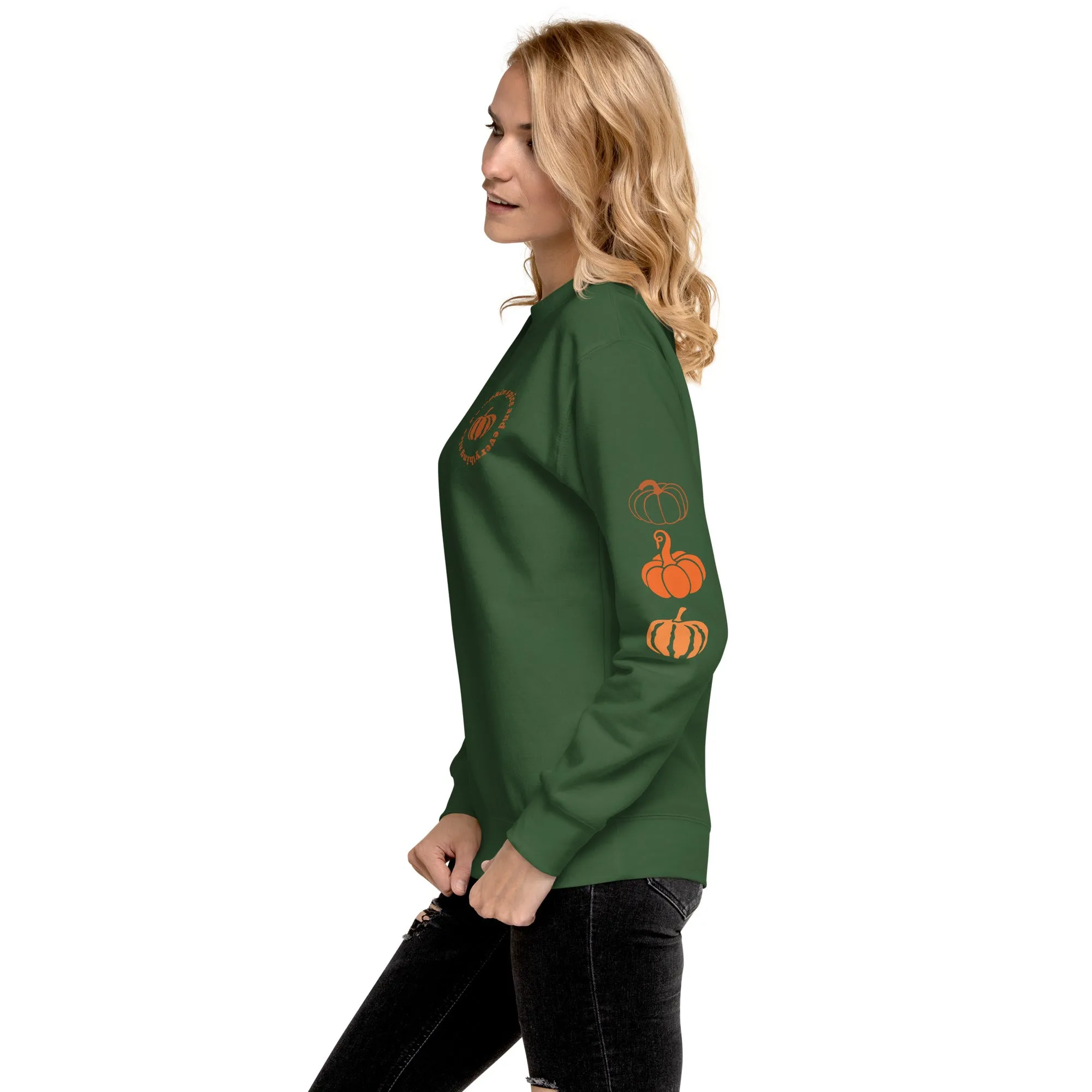 Pumpkin Spice and Everything Nice Unisex Premium Sweatshirt