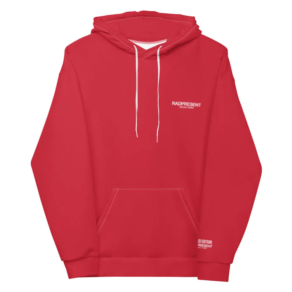 RAD 13 UNIFIT PULLOVER HOODIE - RED