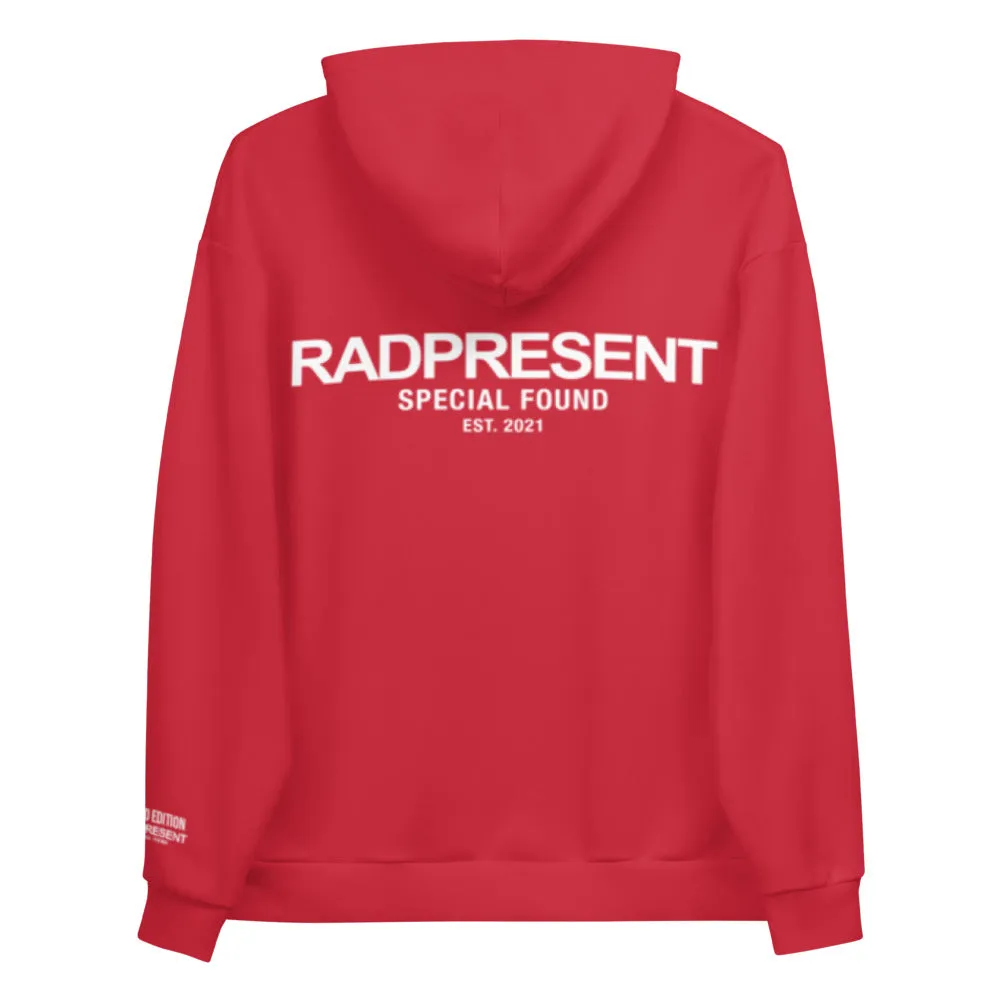 RAD 13 UNIFIT PULLOVER HOODIE - RED