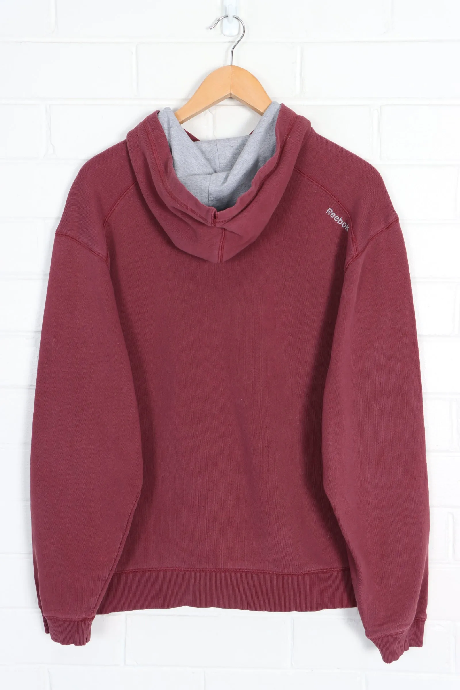 REEBOK Maroon Big Logo Hoodie (M)