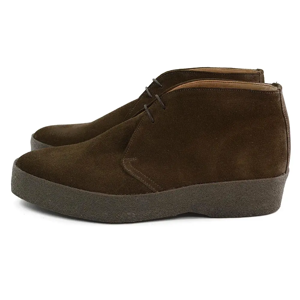 Sanders HI-TOP Chukka Boot - Chocolate Suede