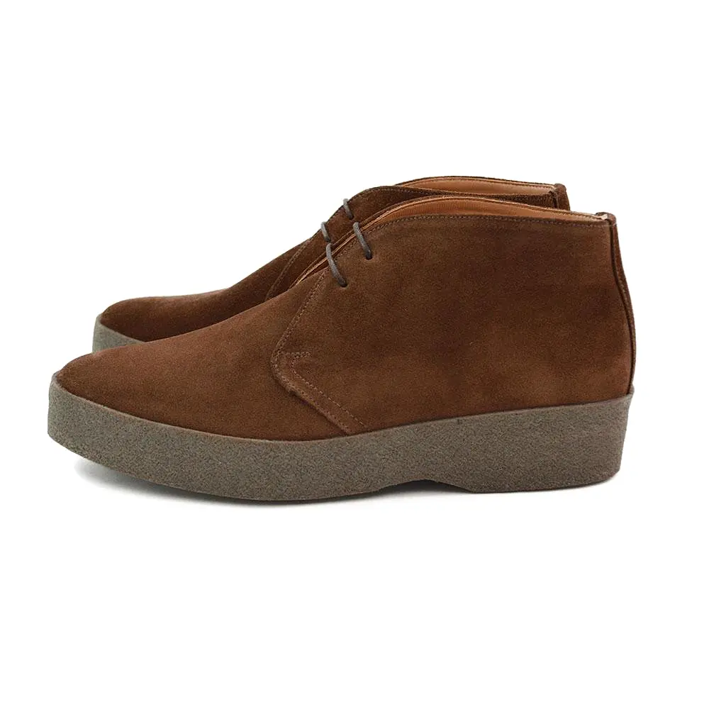 Sanders HI-TOP Chukka Boot - Polo Snuff Suede