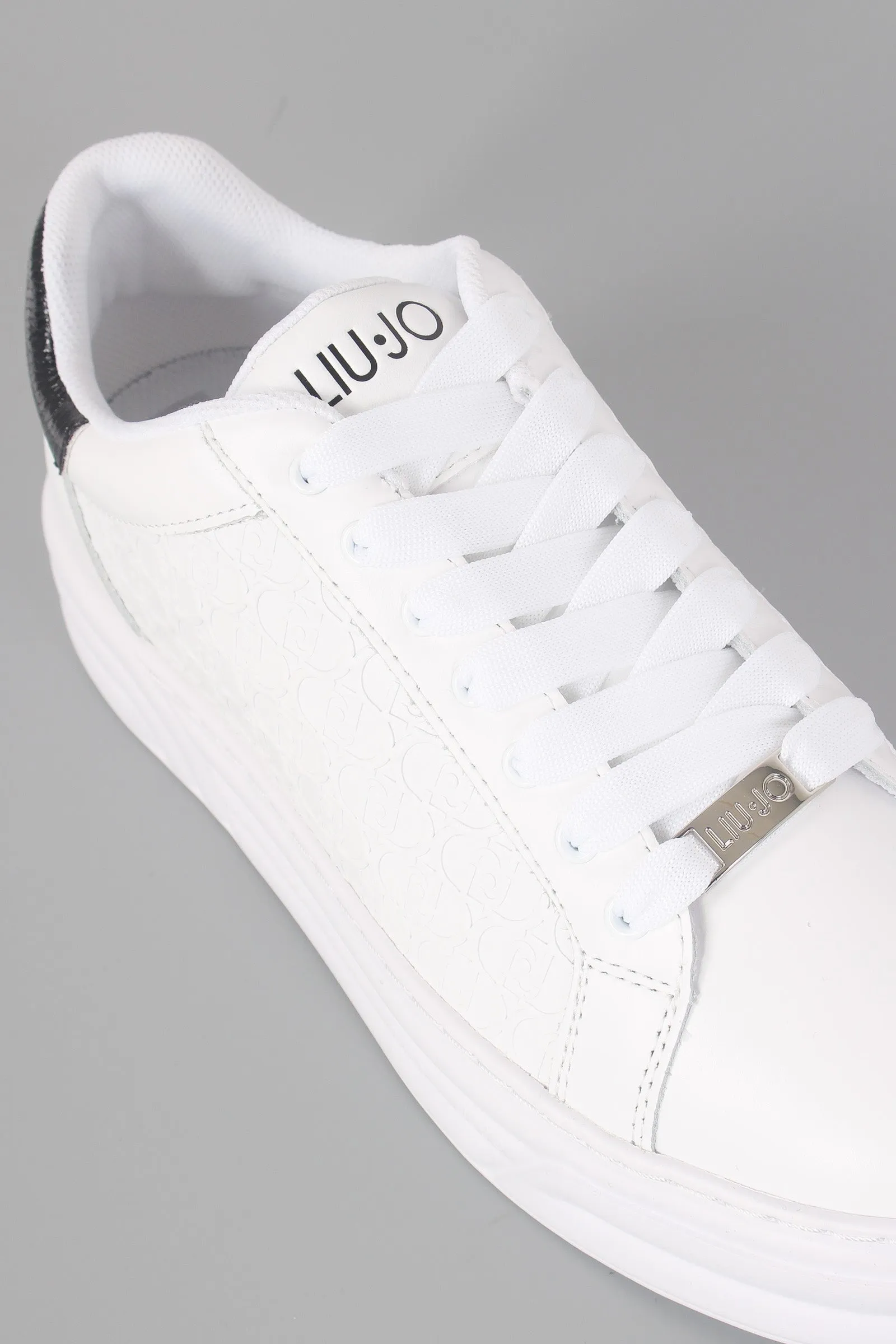 Sneaker Cleo Calf White/black