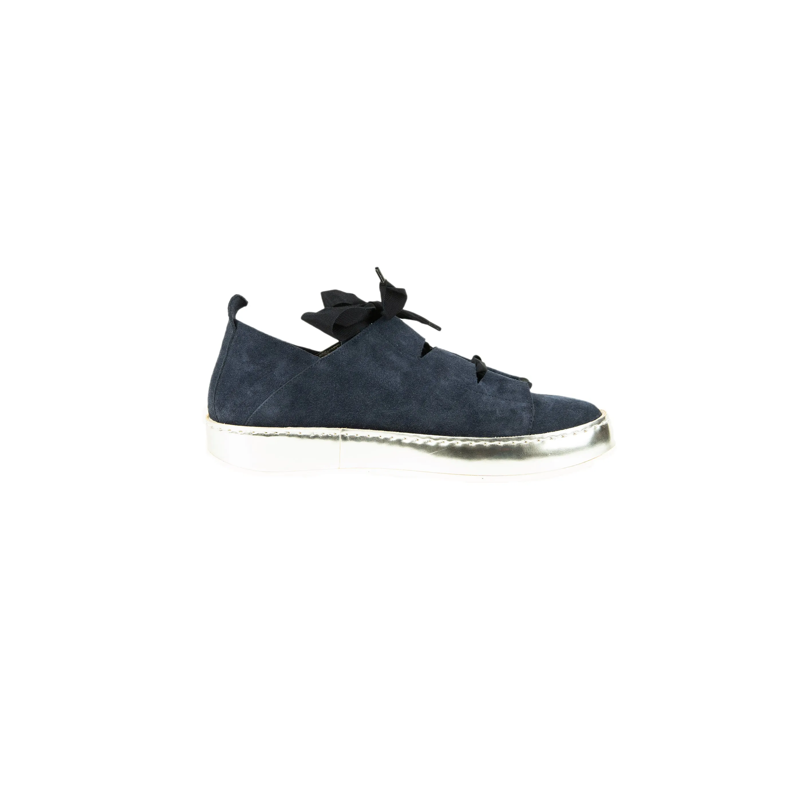 Sneaker Lacci Suede Deep Blue