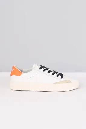 Sneaker Street Leather Bianco/arancio