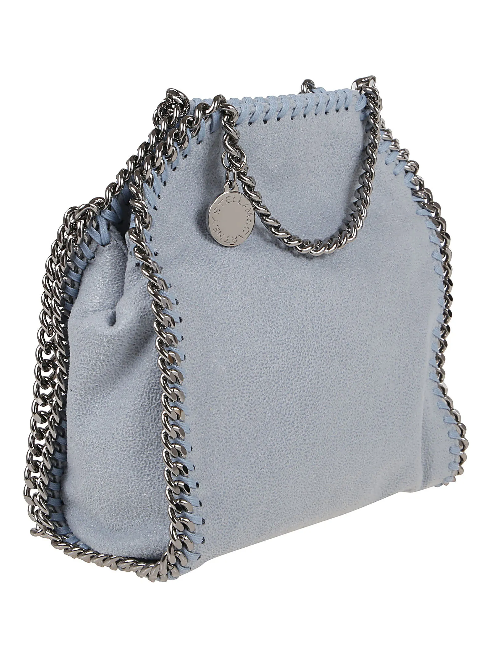 Stella McCartney Falabella Tiny Chain-Link Tote Bag