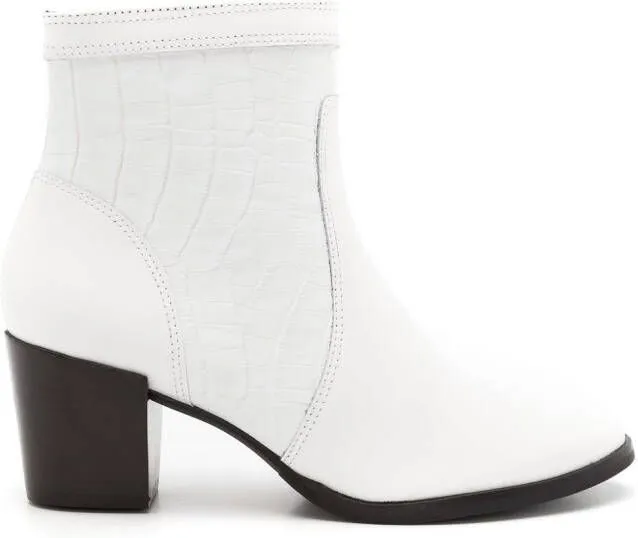 Studio Chofakian Studio 70mm ankle boots White