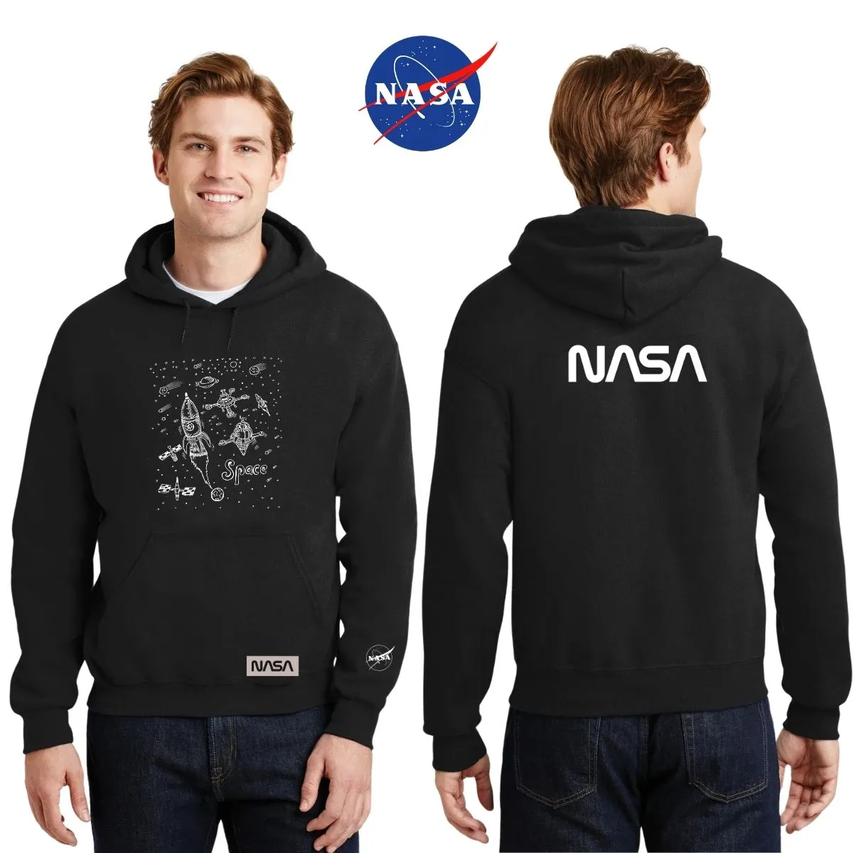 Sudadera para Hombre Hoodie Nasa Space