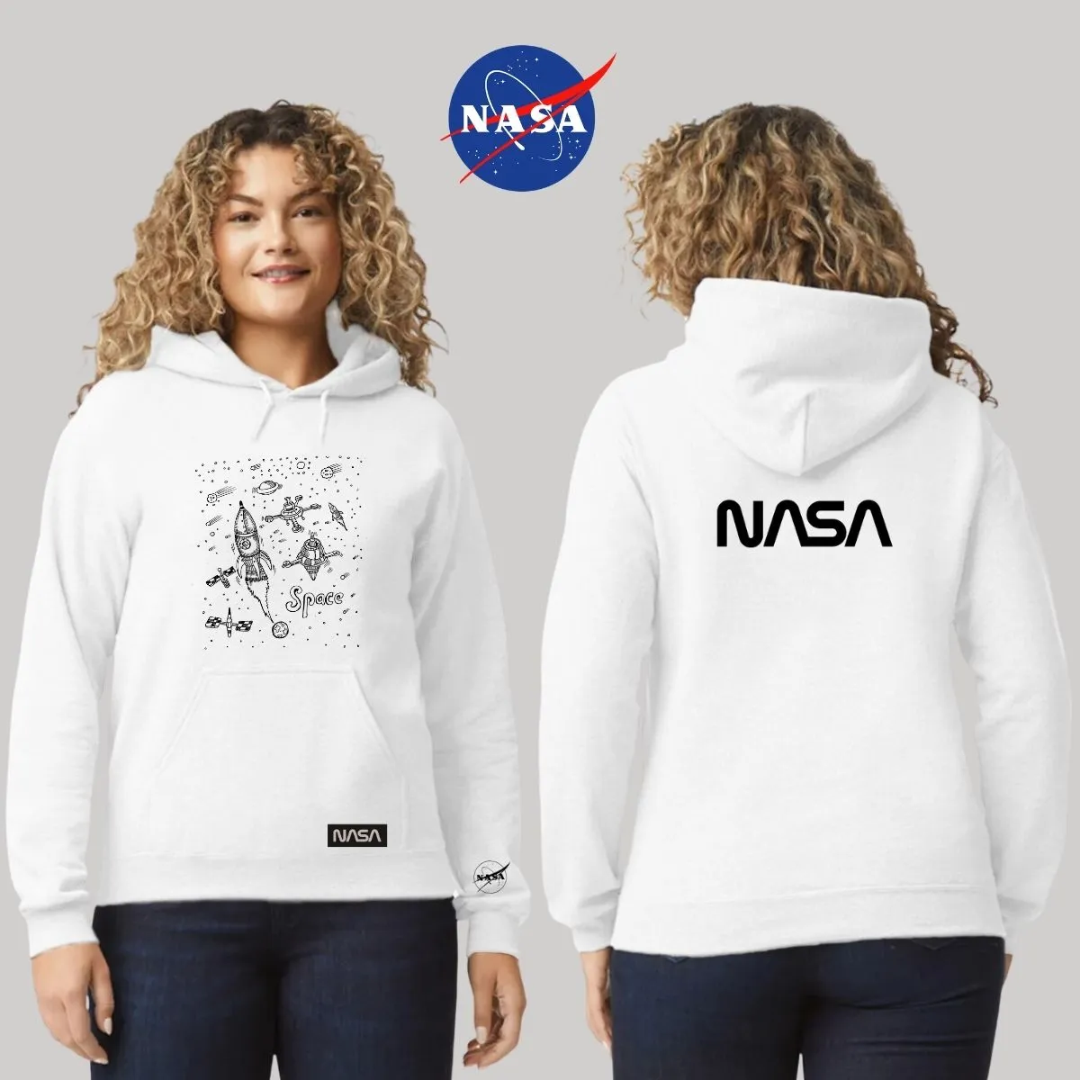 Sudadera para Mujer Hoodie Nasa Space