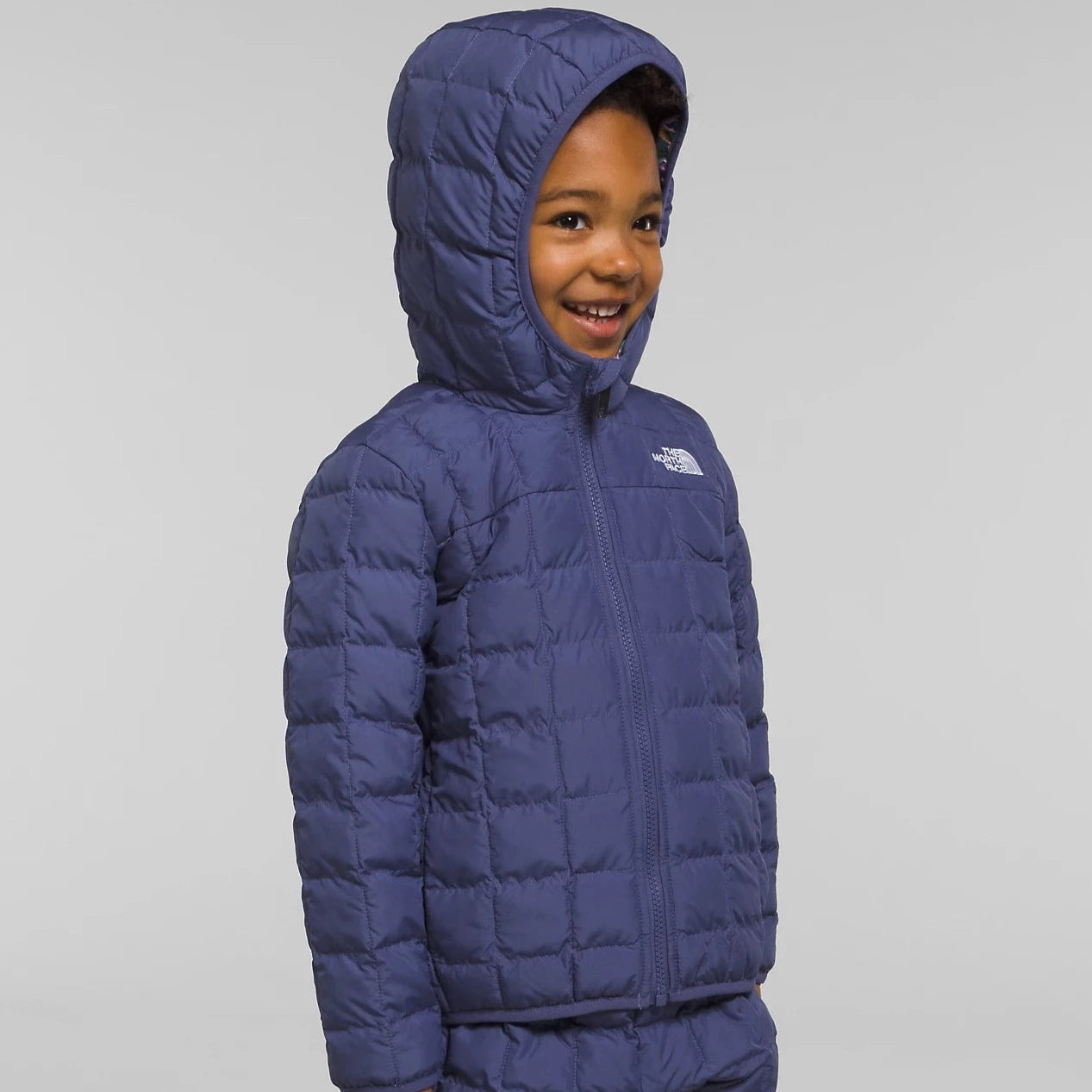 The North Face Cave Blue Kids Reversible Thermoball Jacket