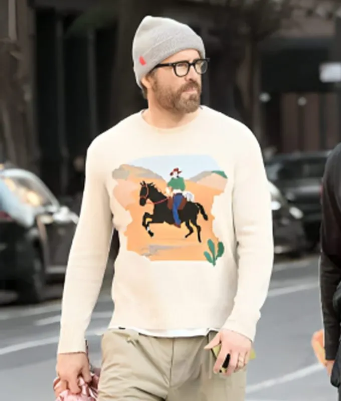 The View Ryan Reynolds Sweater | Ryan Reynolds Cowboy Sweater