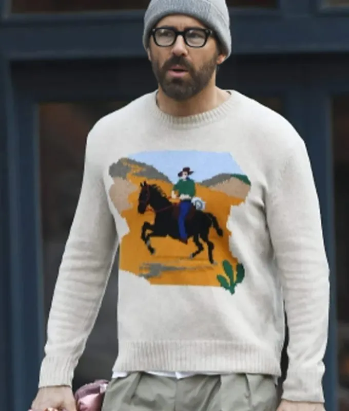 The View Ryan Reynolds Sweater | Ryan Reynolds Cowboy Sweater