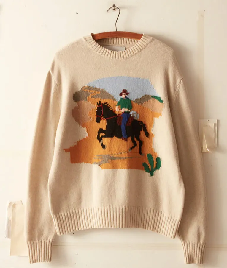 The View Ryan Reynolds Sweater | Ryan Reynolds Cowboy Sweater