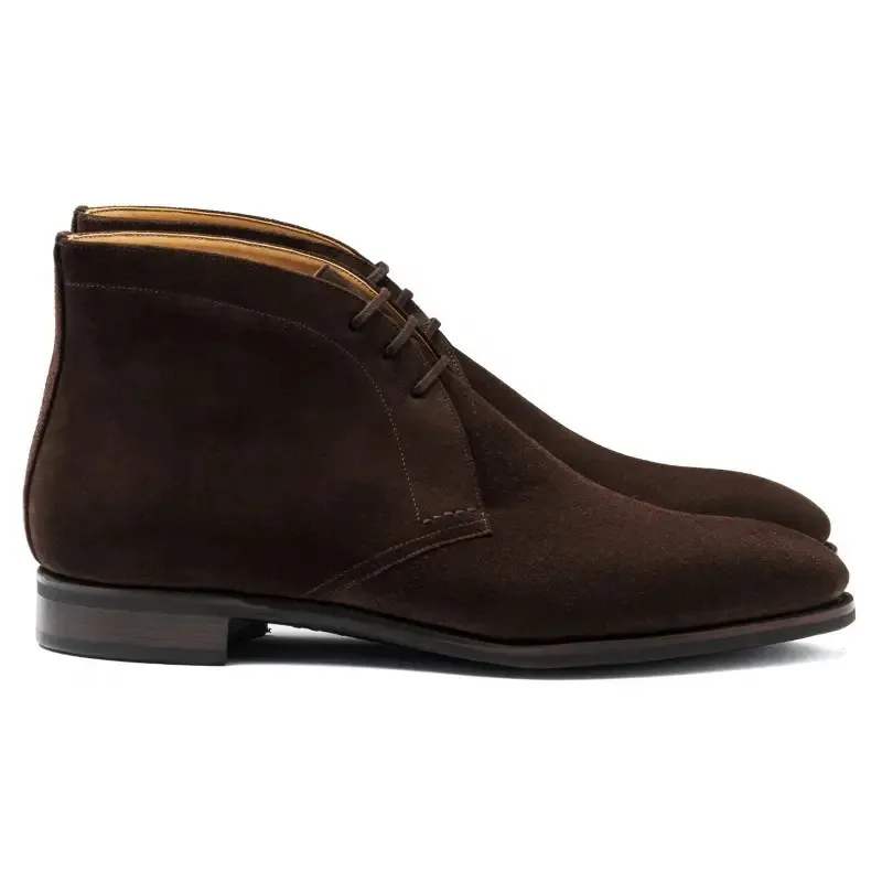 TLB Artista Chukka Boot Dark Brown Suede