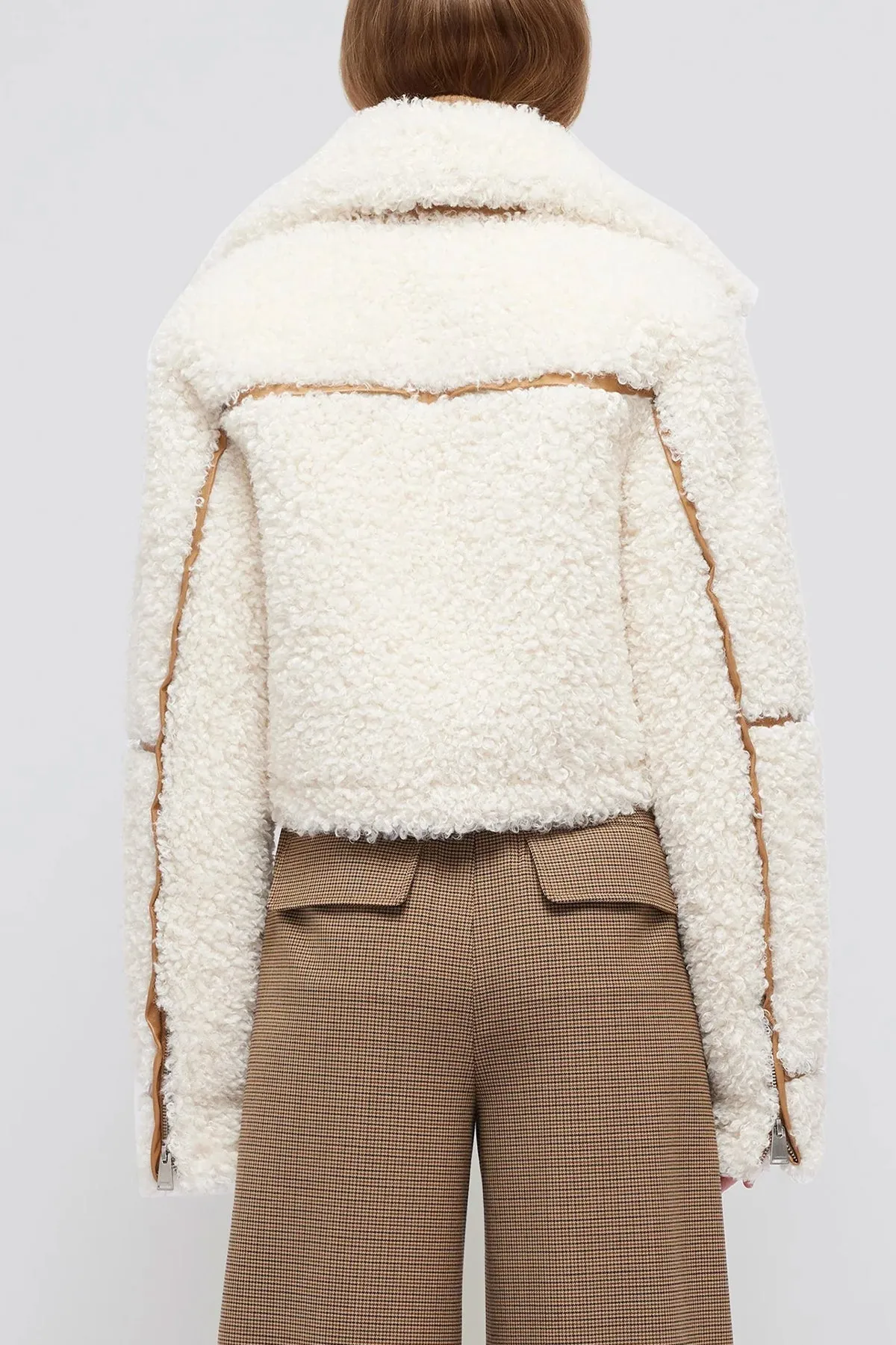 Triana Sherpa Jacket in Cream