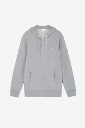 TRICOLOR FOX PATCH ZIP HOODIE<BR/>