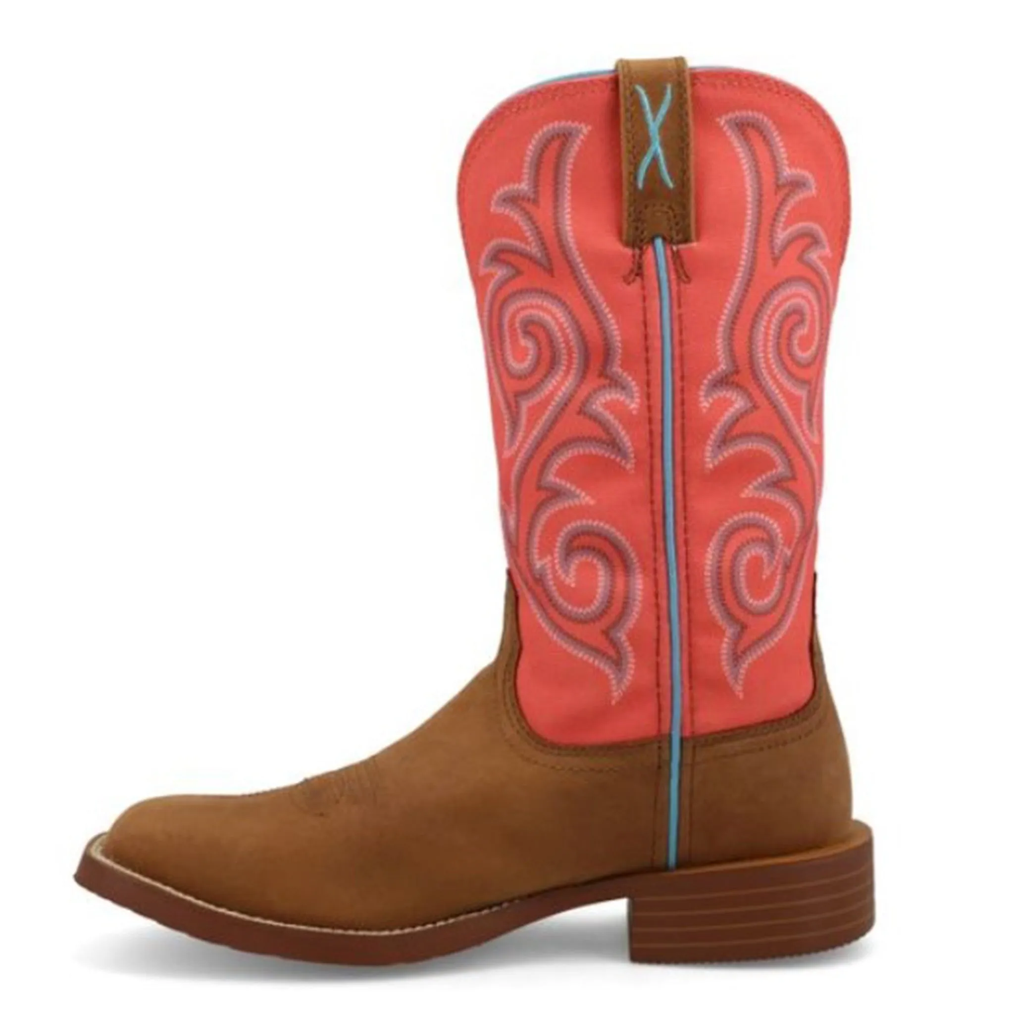 Twisted X Women's Brown & Salmon Tech X