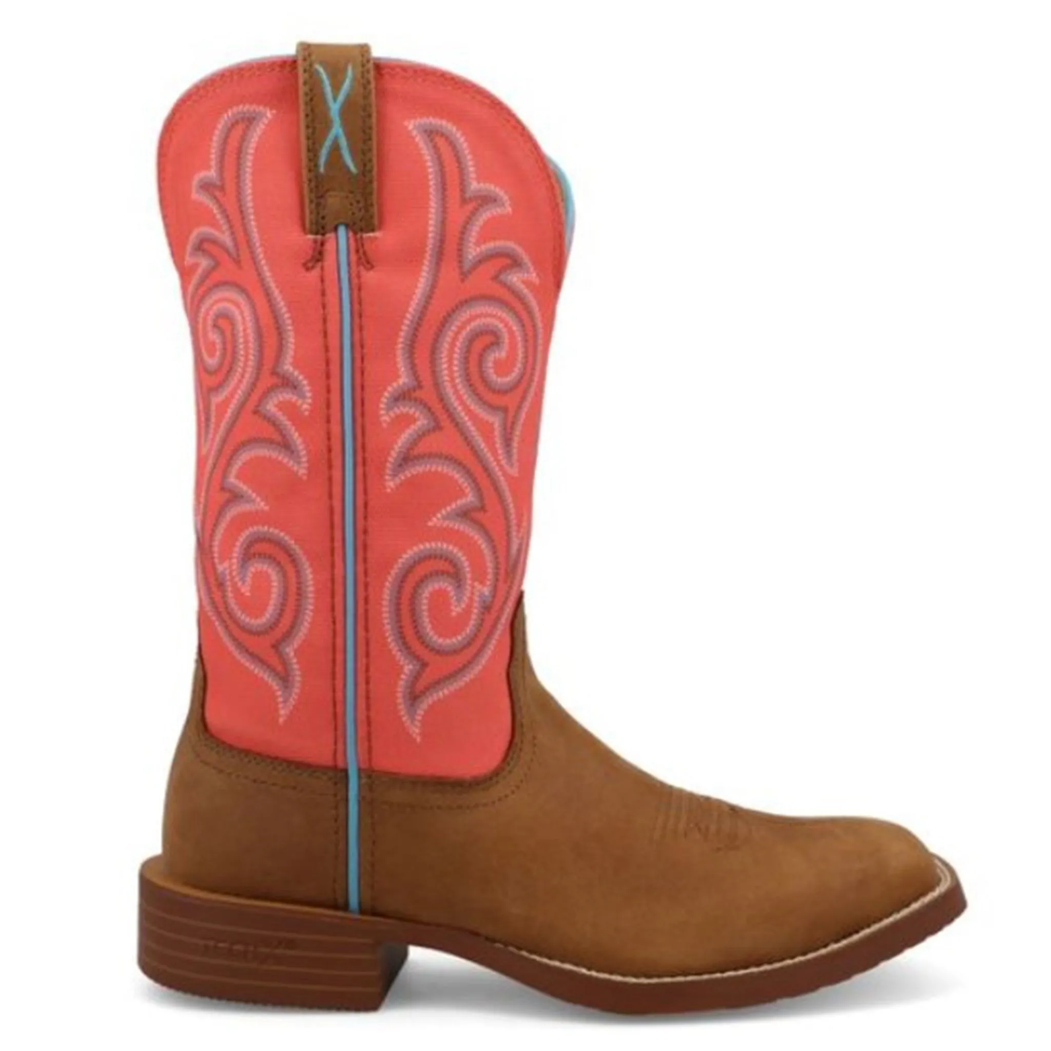 Twisted X Women's Brown & Salmon Tech X