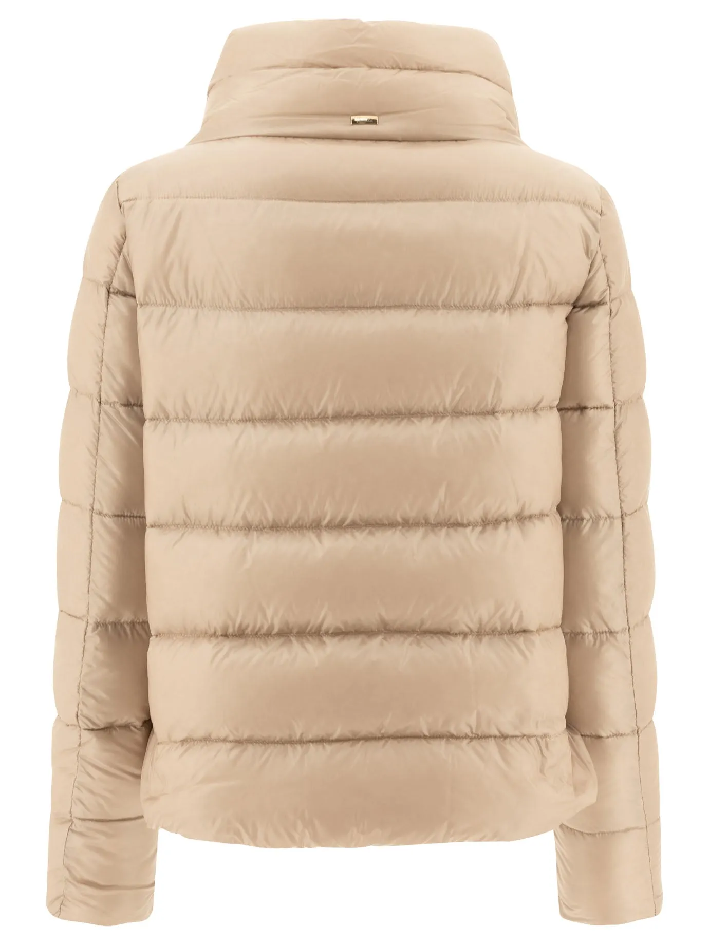 Ultralight Nylon Down Jacket Jackets Beige