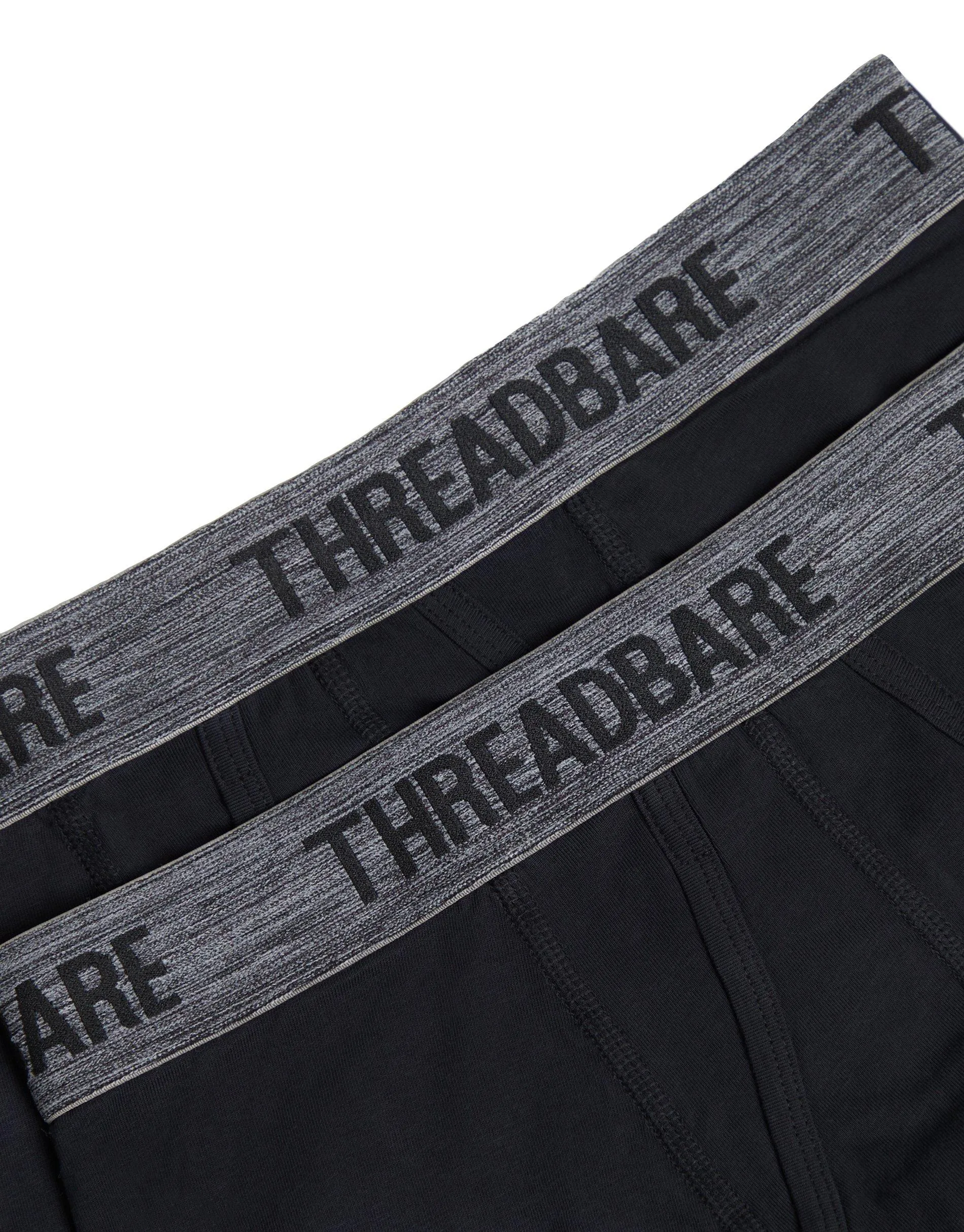 Underwear & Socks | 3 Pack 'Lennie' A-Front Trunks | Threadbare