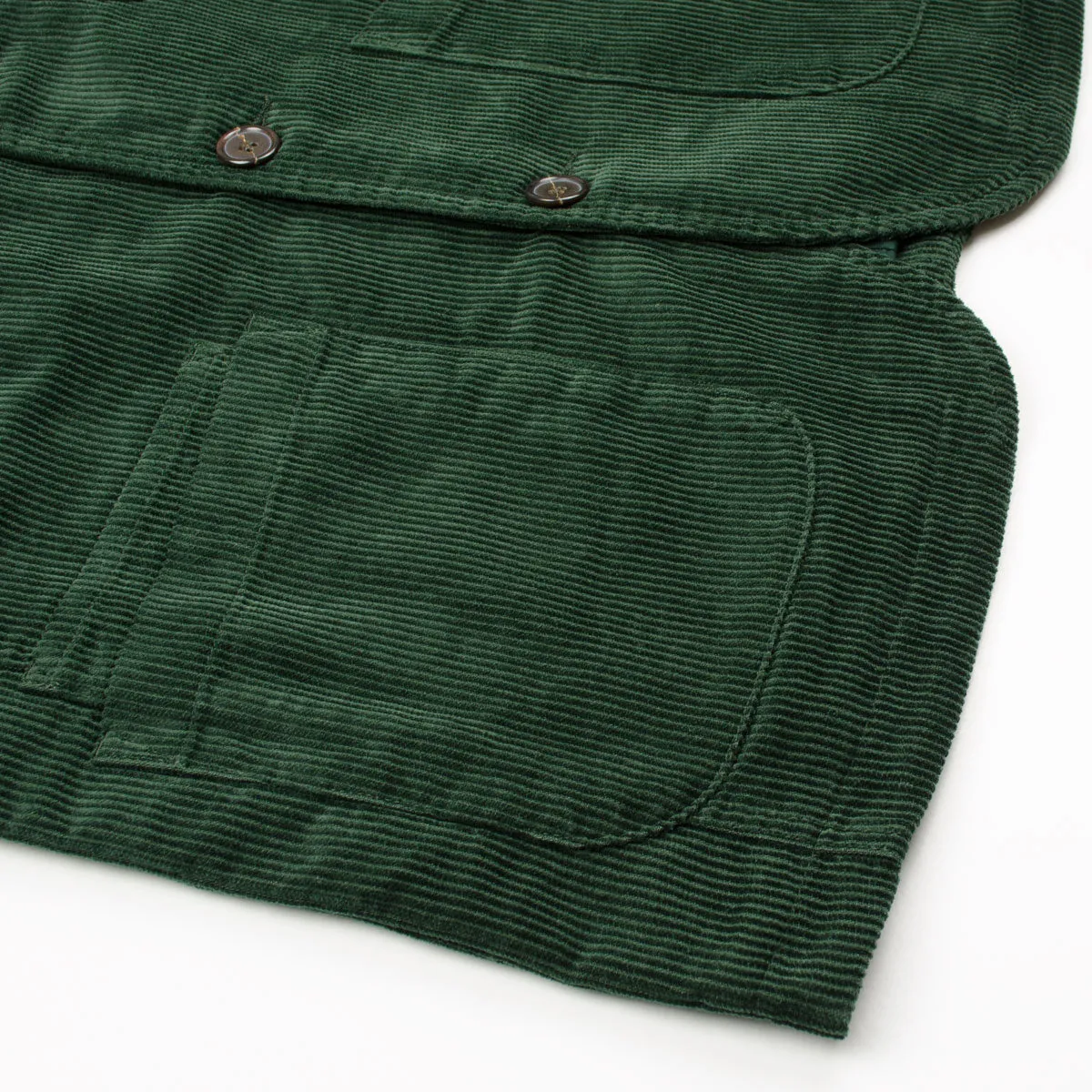 Universal Works - Bakers Jacket Cord - Forest Green