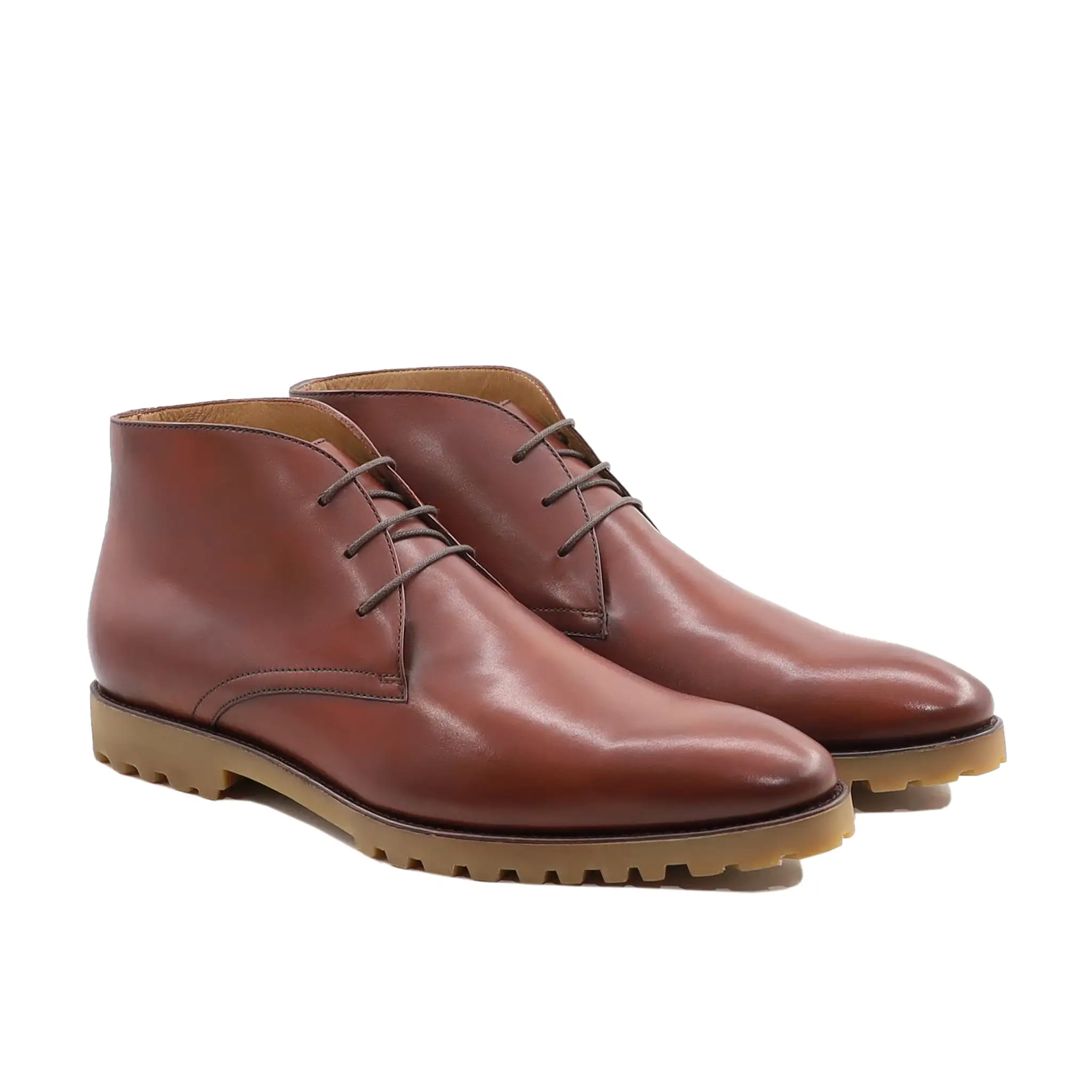 Vran - Men's Brown Calf Leather Chukka Boot