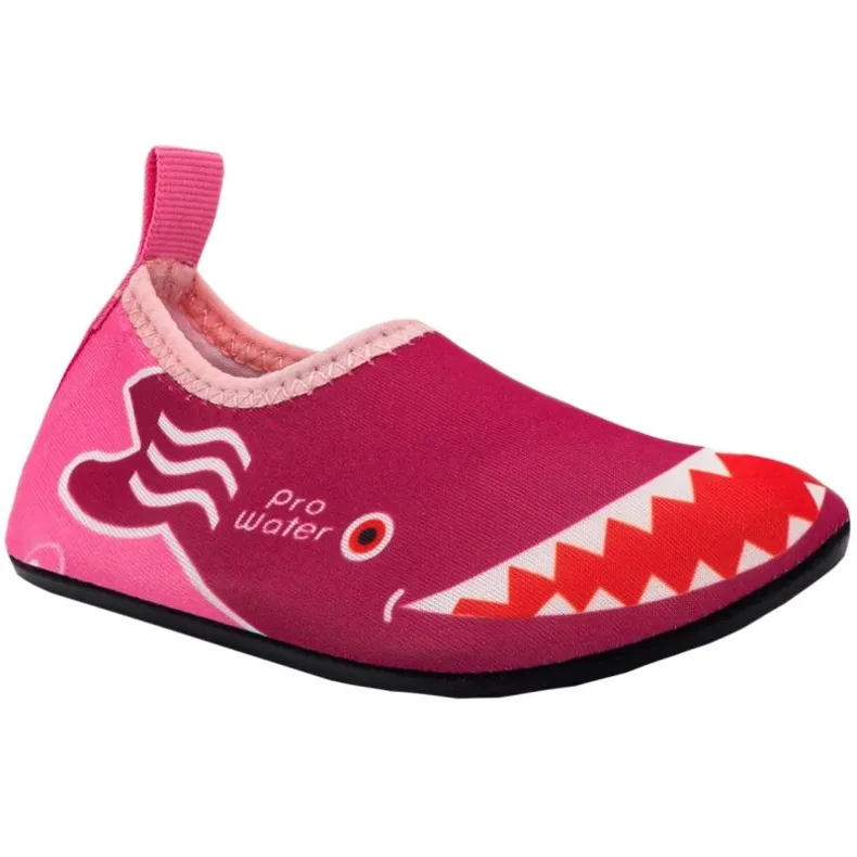 Water shoes ProWater Jr. PRO-23-34-103B pink roses and purples