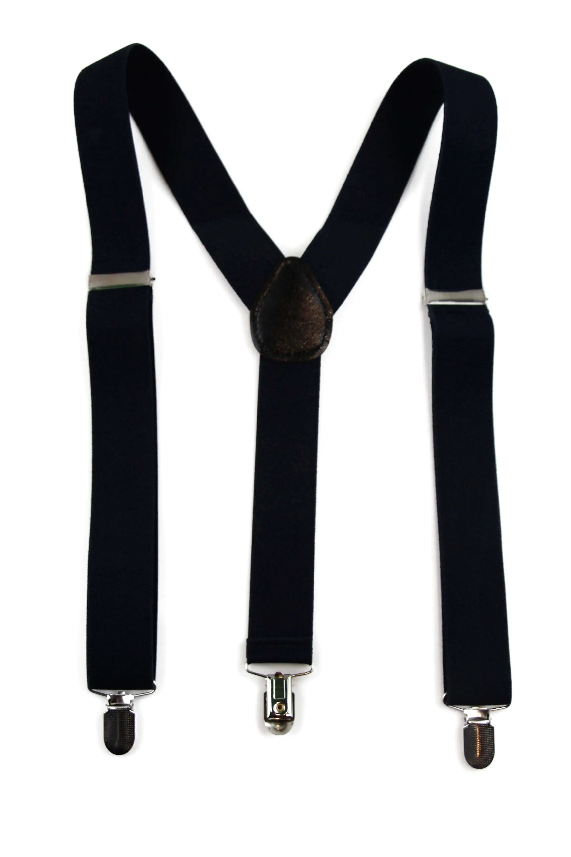 Wide Heavy Duty Adjustable 100cm Navy Adult Mens Suspenders