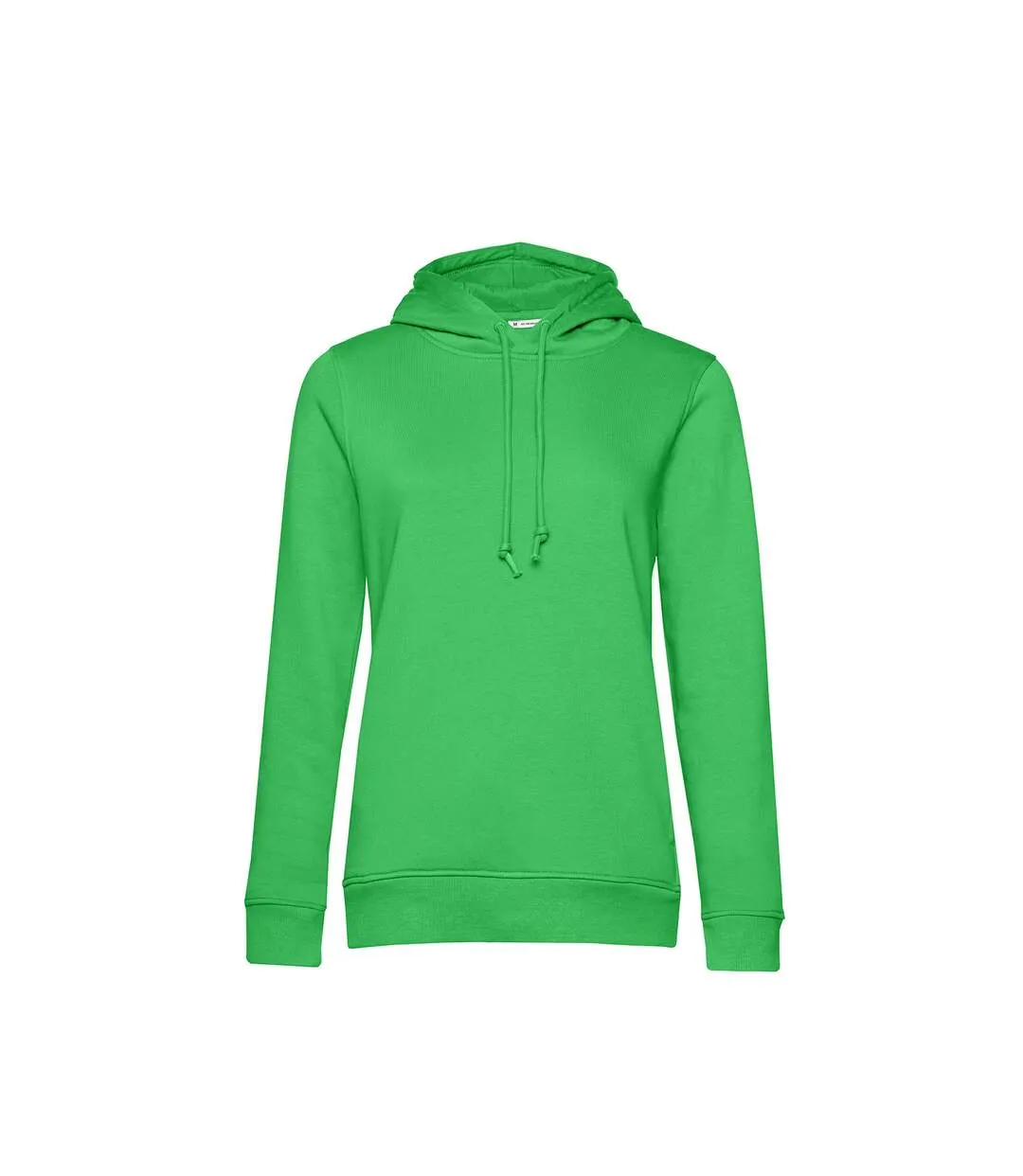 Womens/ladies organic hoodie forest green B&C