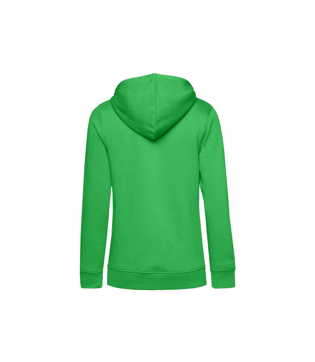 Womens/ladies organic hoodie forest green B&C